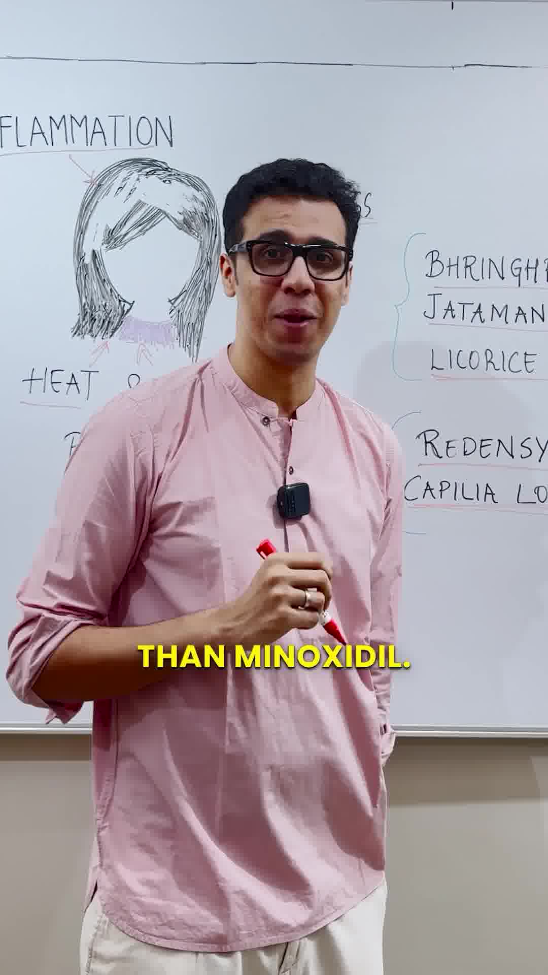 Ekmiveda ad: 2X more powerful than Minoxidil. Voted #1 Ayurvedic solution to hair loss.