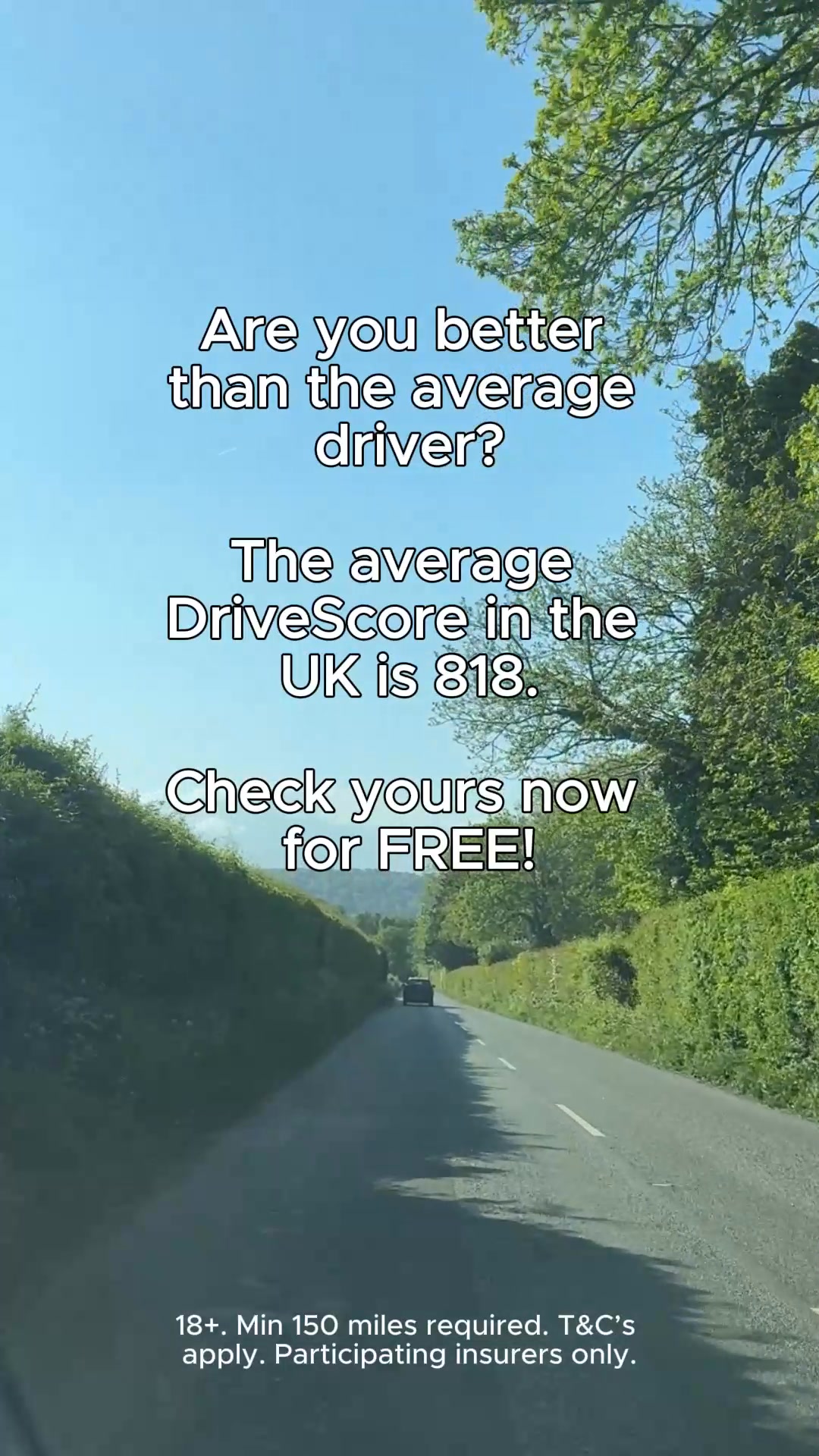 DriveScore ad: Are you a good driver?
