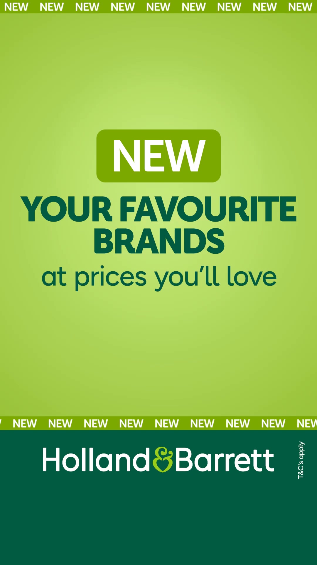 Holland & Barrett ad: 🛍️ Your favourite brands have arrived!