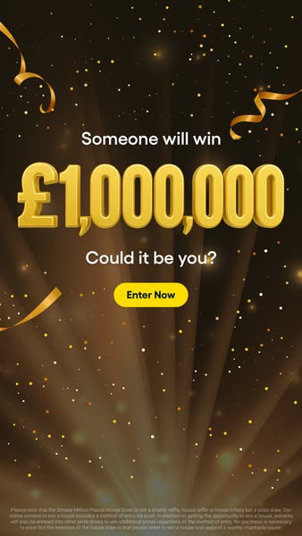 Omaze Monthly Millionaire