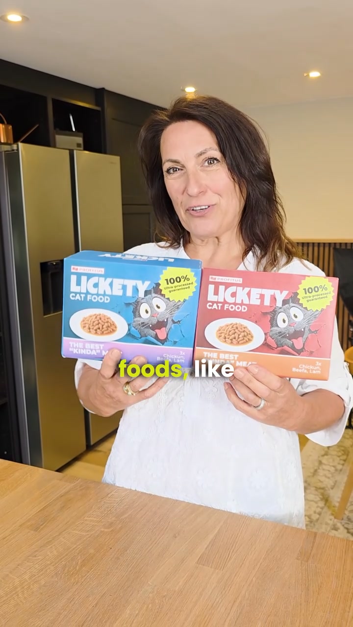 KatKin ad: Fluff-free fresh cat food. Now 20% off.