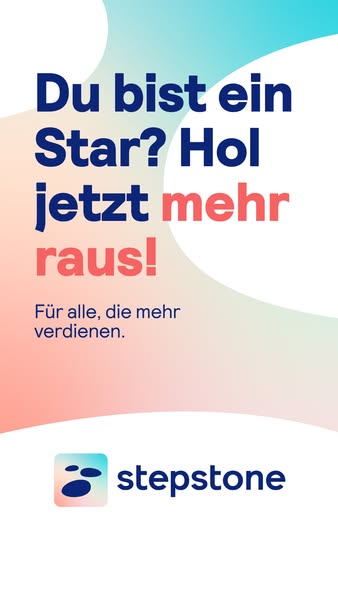Stepstone ist deine helfende Hand, wenn es um den richtigen Job und dein Gehalt geht!