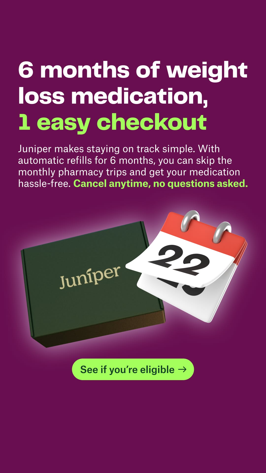Take control of your weight, risk-free at Juniper
