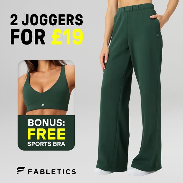 Fabletics ad: Your Sports Bra? Free.