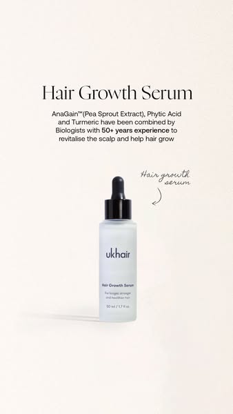 Uklash ad: Stranding Strong Against Hair Loss.