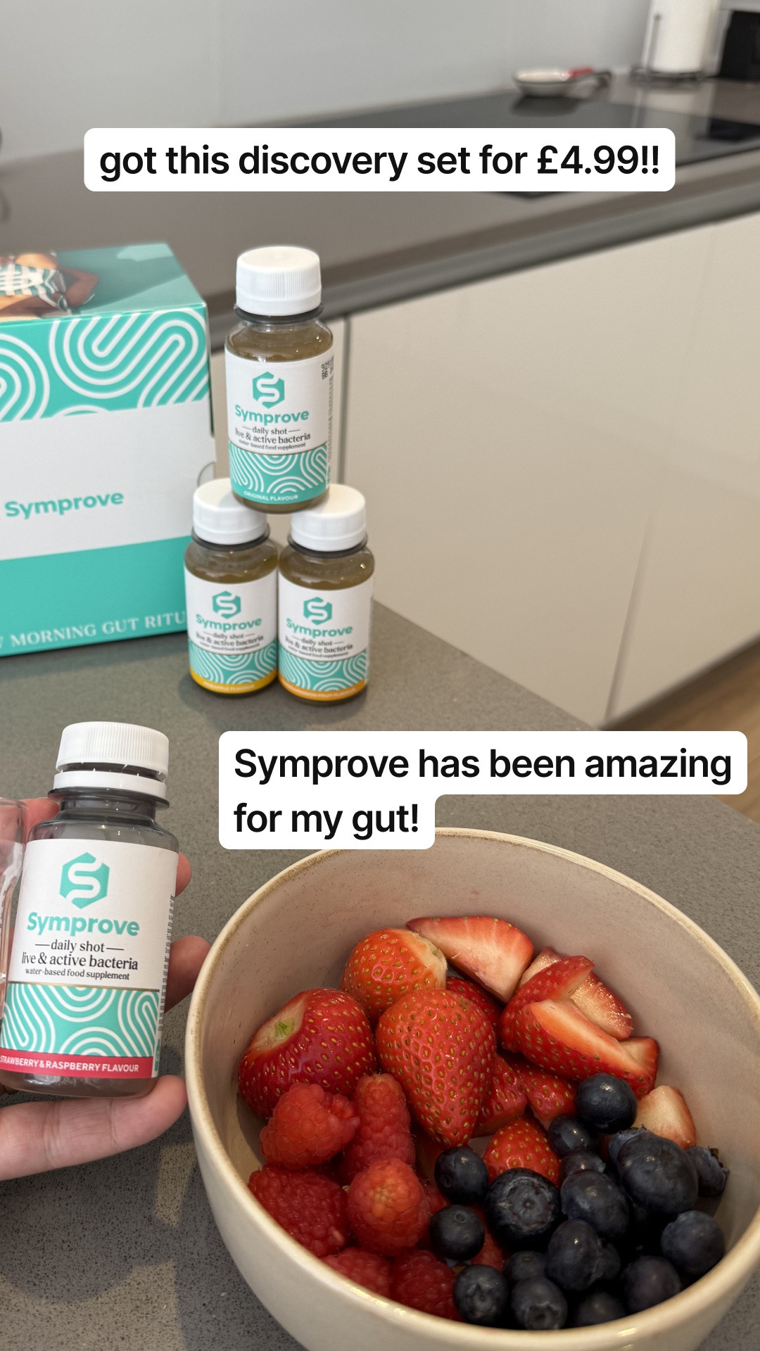 Symprove ad: Daily gut health support