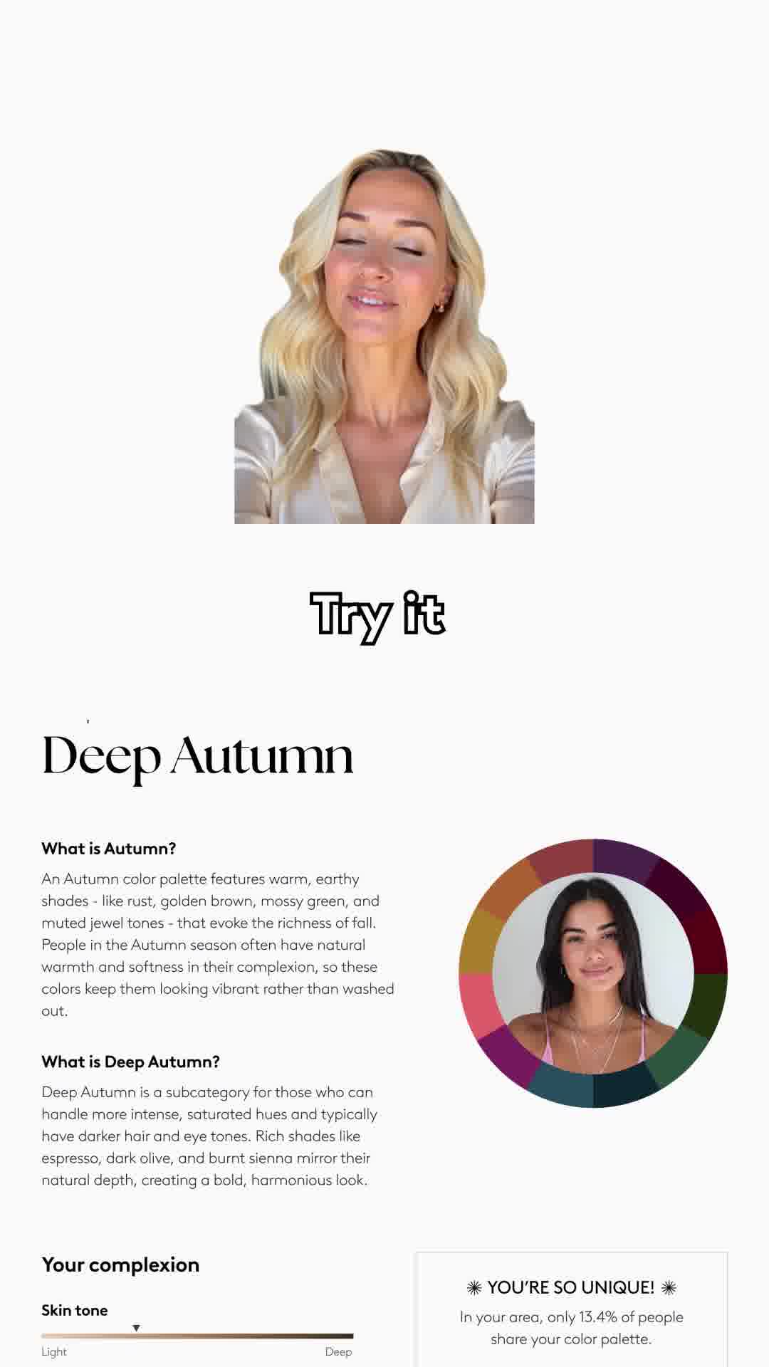 Discover Your Perfect Palette >>