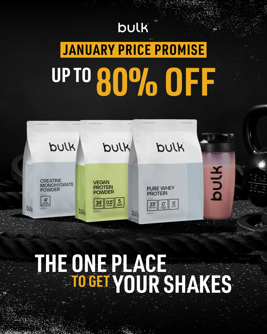 bulk ad: Bulk™ January Sale