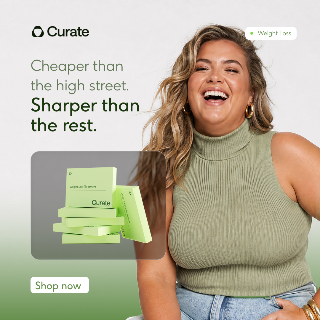 Curate Health ad: WELCOME35 for £35 Off