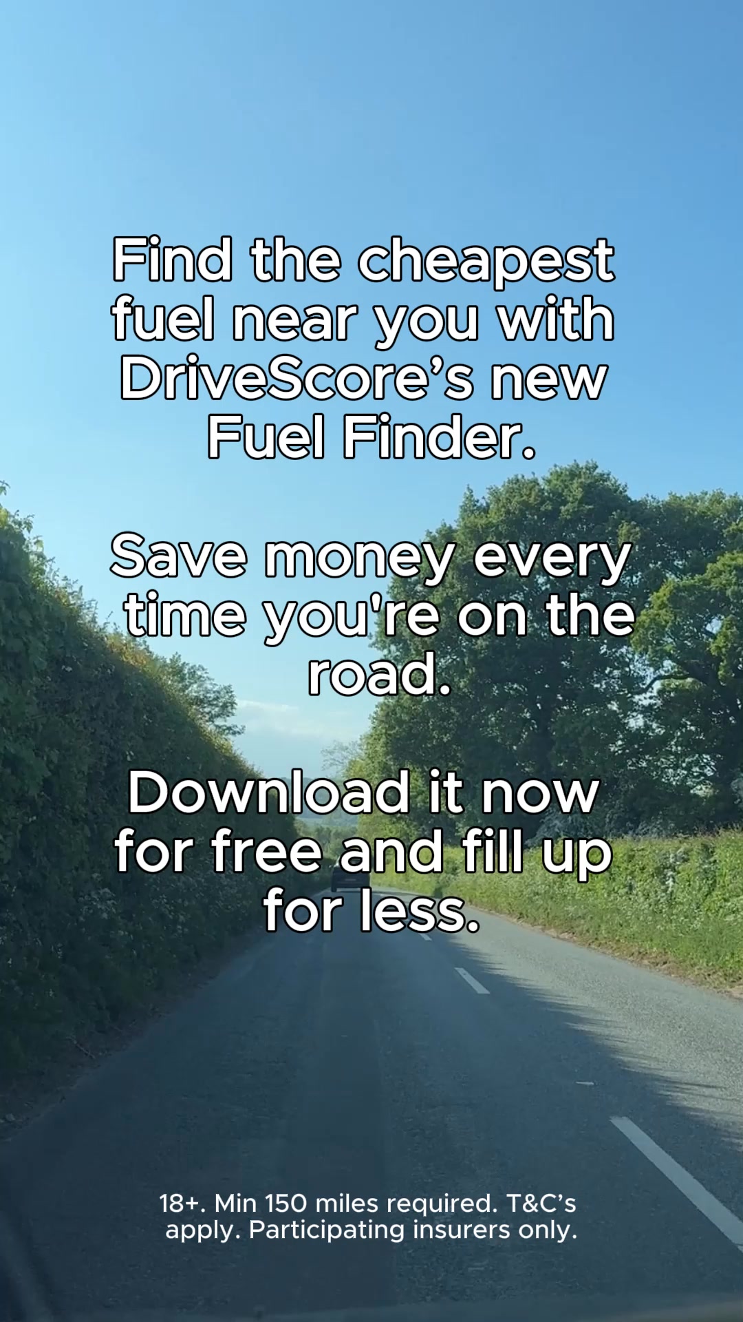 DriveScore ad: Save on your fuel with DriveScore.