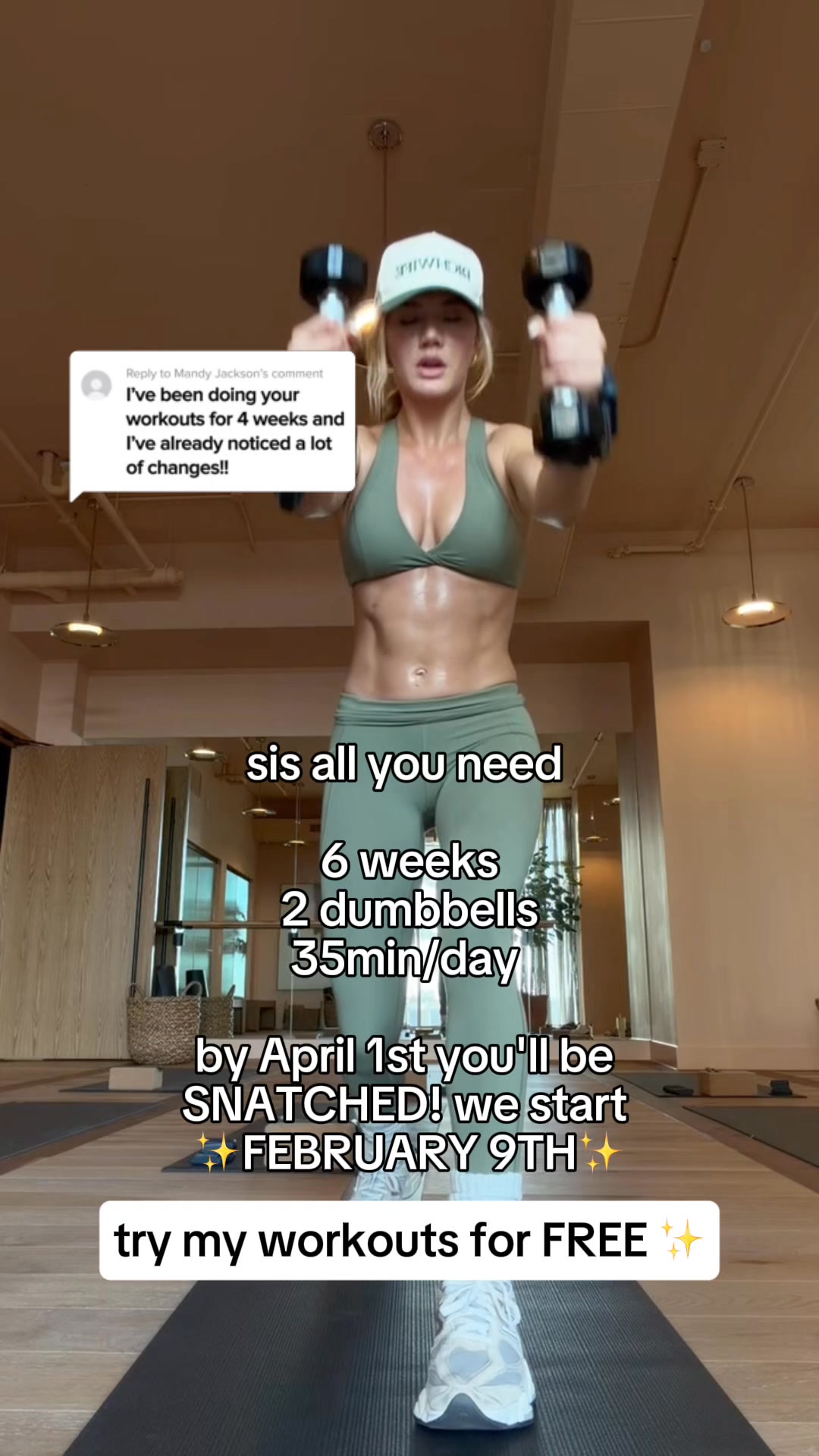 Ladder ad: Solid, sweaty pilates workouts in a short amount of time that get real results