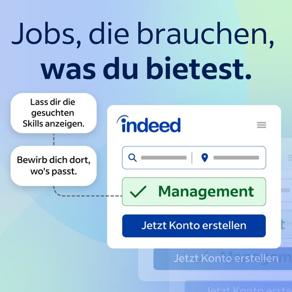 Indeed ad: Wenn Warten keine Option ist, hilft Indeed: Suche und finde Jobs bei…