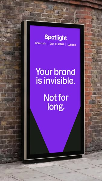 Semrush ad: Lead the next era of search