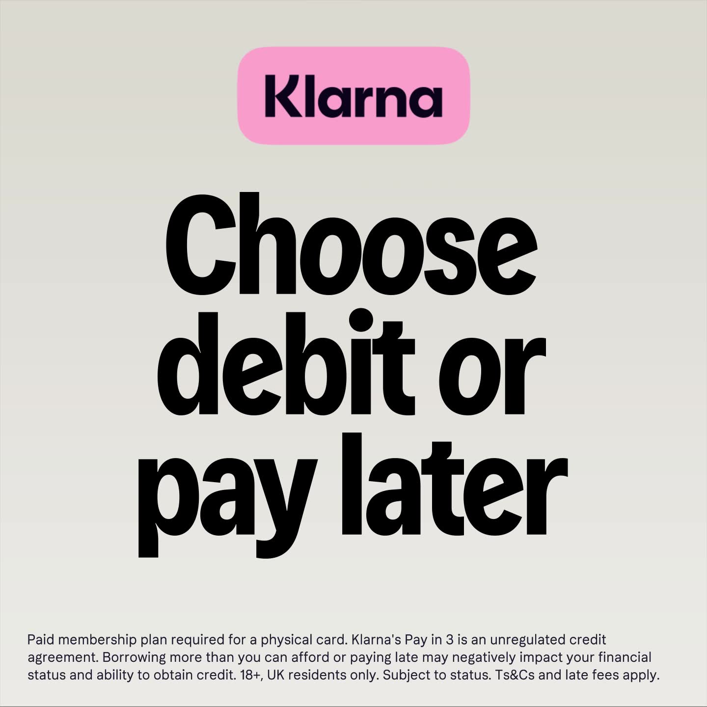 Pay smarter with Klarna