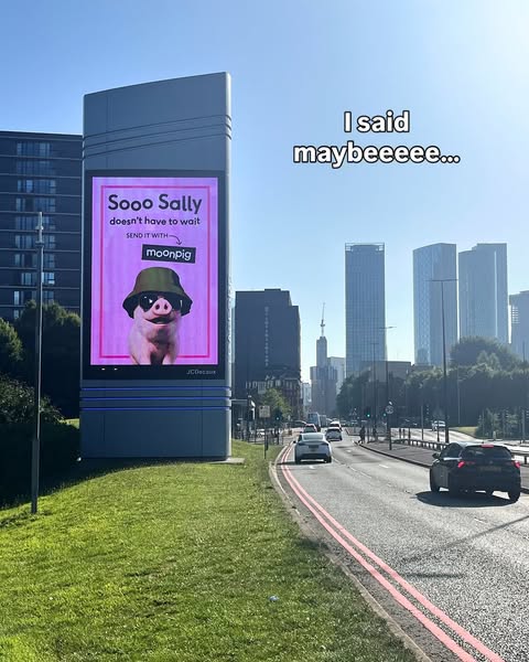 I said maybeeeee… you’ll spot us in Manchester this week. 👀#Moonpig #MoonpigMoments #Oasis #OasisTour #OasisReunion #Manchester