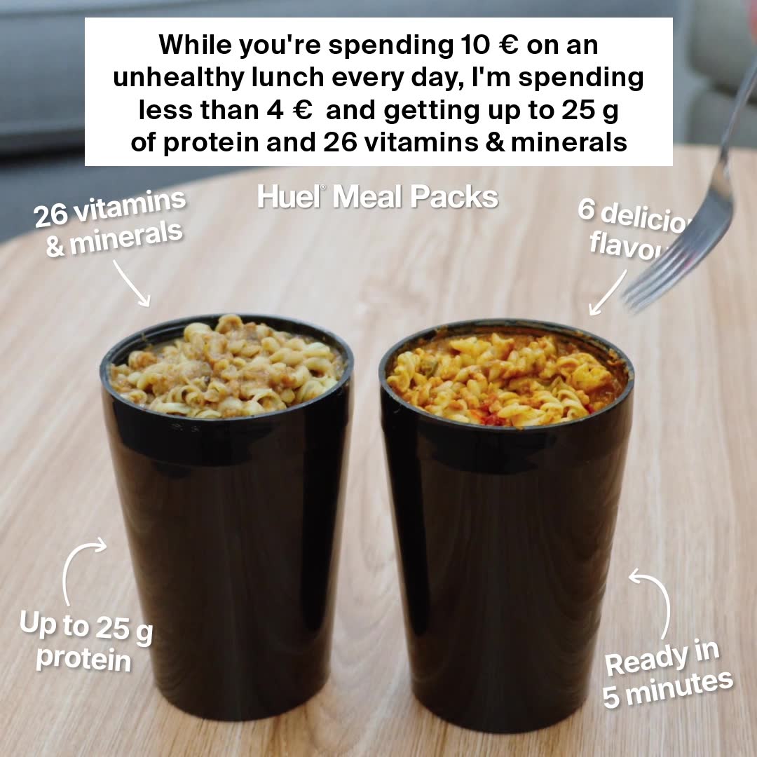 Huel ad: The ultimate high protein meal
