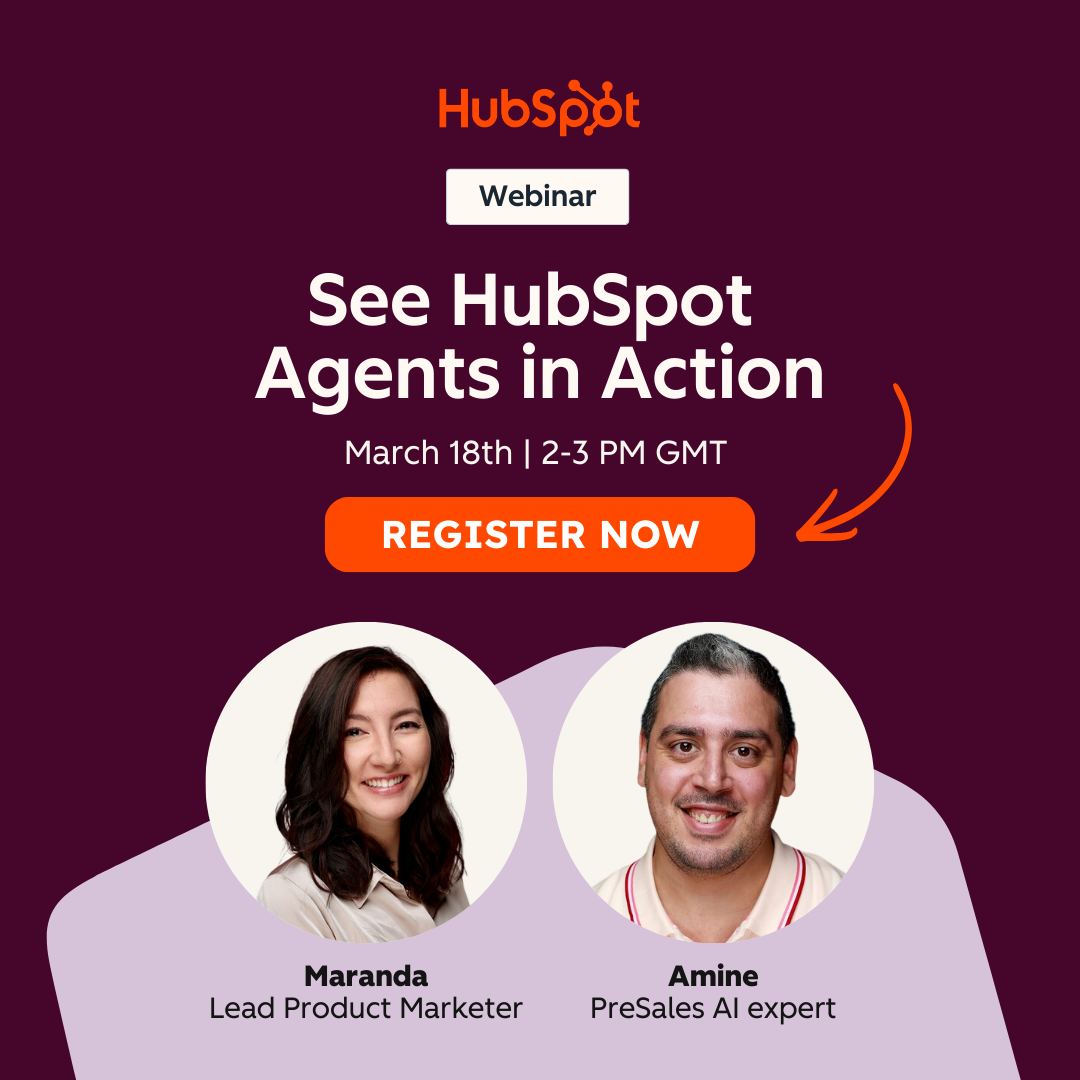 HubSpot ad: Meet HubSpot Agents