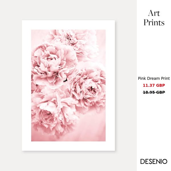 Desenio ad: Surfers Van Print (50x70 cm)