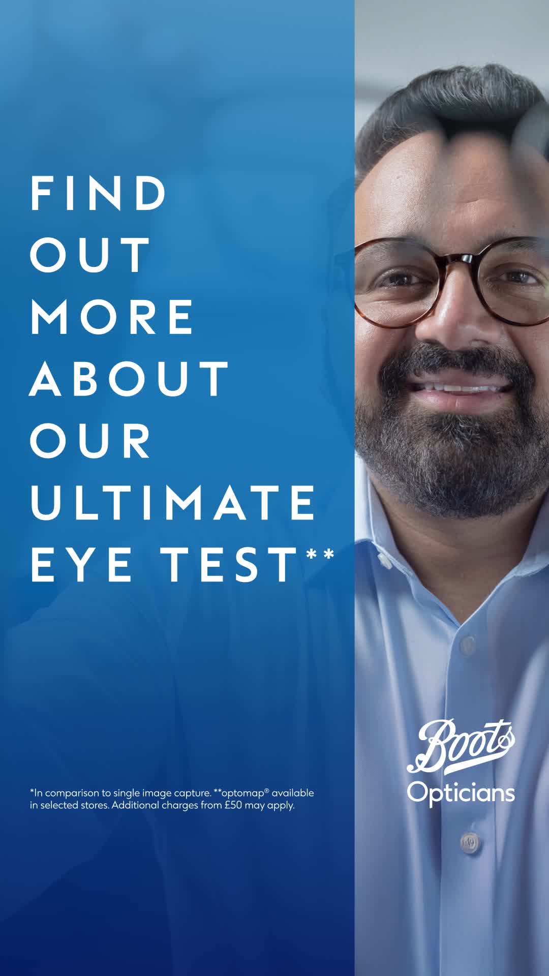 Boots Opticians ad: See more with optomap®