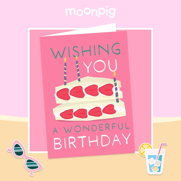 Go big with a card that makes them laugh/snort/cry (in a good way). That’s the Moonpig magic ✨