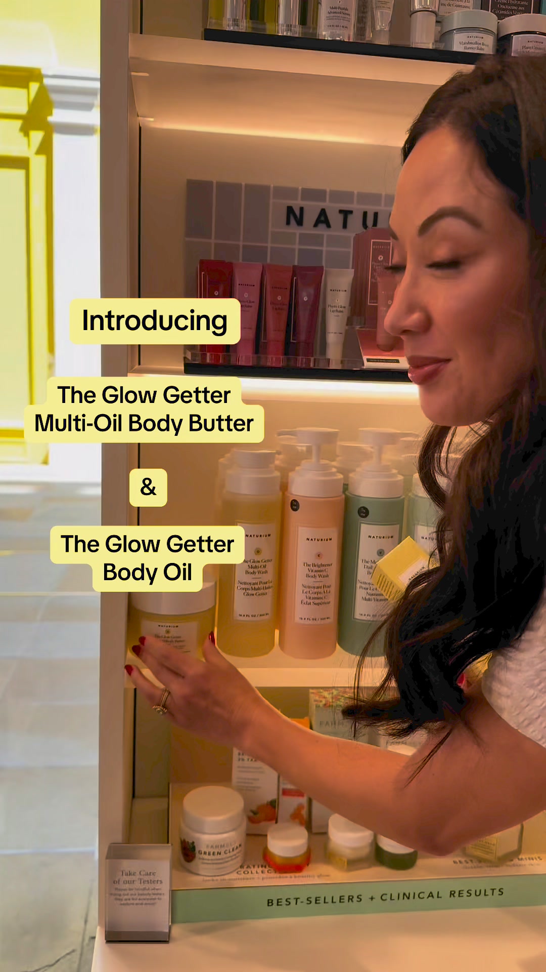 Naturium ad: Shop the Glow Getter Collection at Space NK!