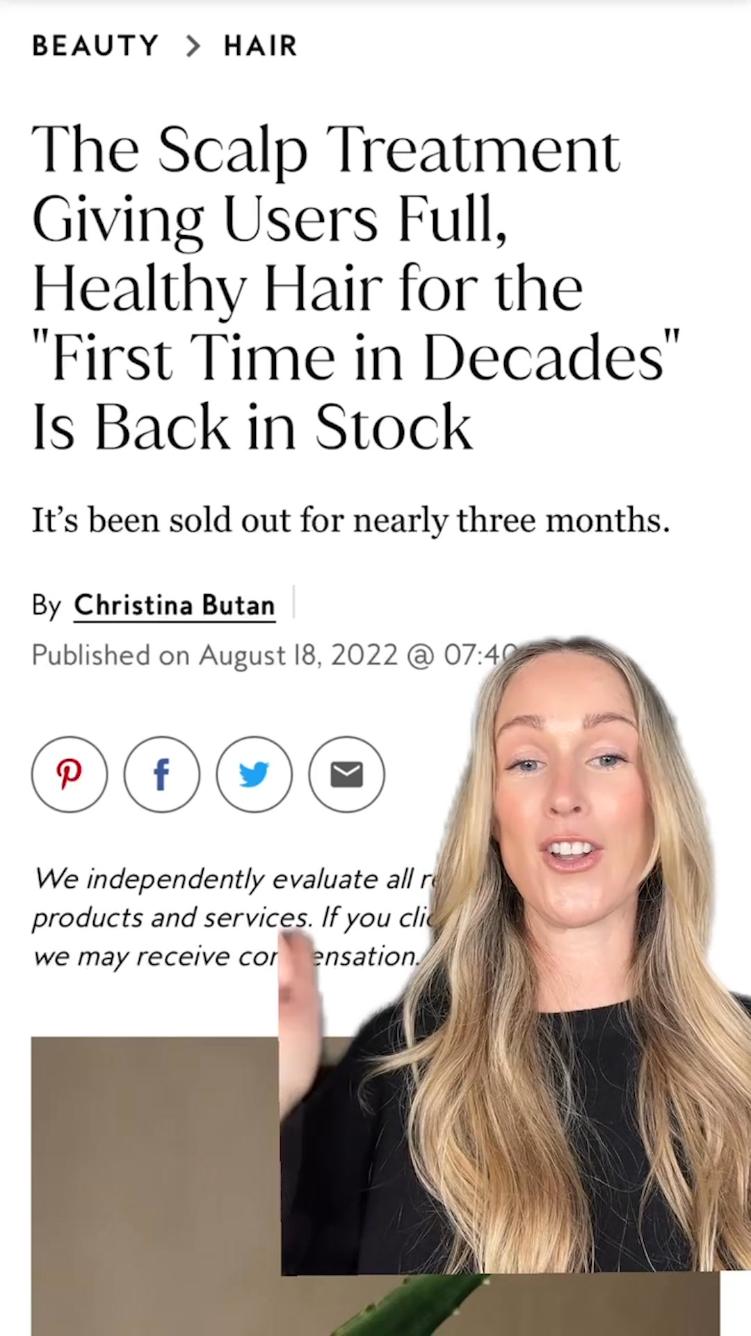 Fuller-looking hair, 25% off.