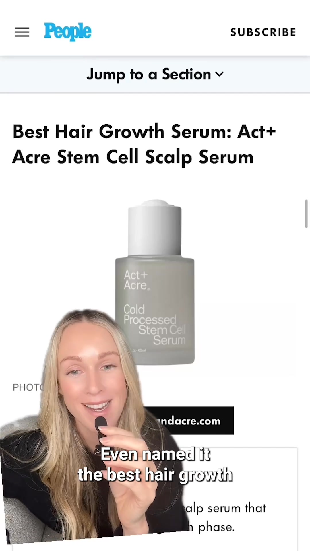 Fuller-looking hair, 25% off.