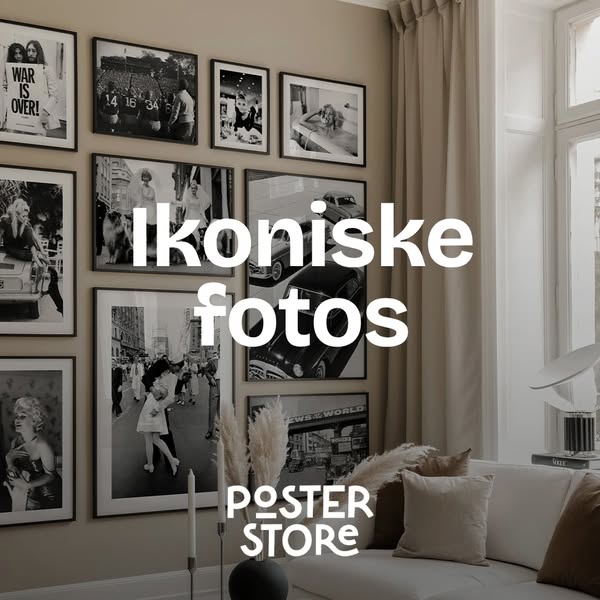Poster Store ad: Pynt op med ikonisk fotografi 📸
