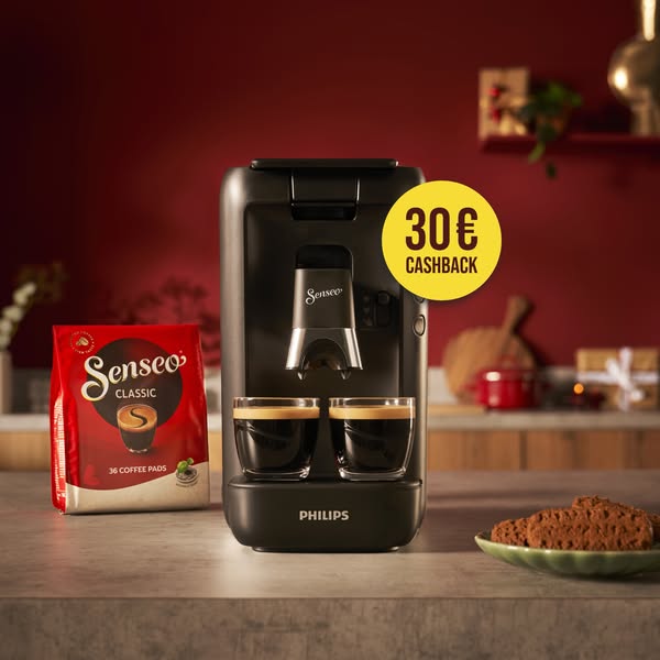 Koffielovers! Ontvang tot €40 cashback op geselecteerde SENSEO® machines! ☕🎉