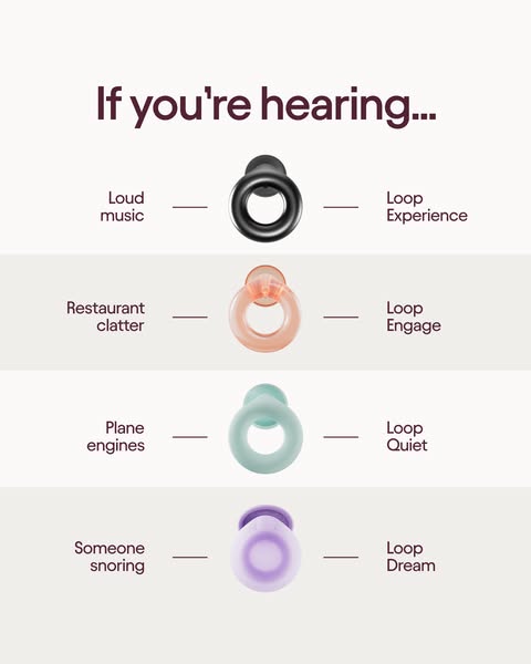 Loop ad: Not sure which earplugs are right for you