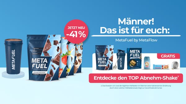 ‼️ MÄNNER AUFGEPASST, wir haben was für euch: Von MetaFlow kommt jetzt SPEZIELL für Männer…… METAFUEL.Der Abnehm-Shake² ohne Schnickschnack und Co