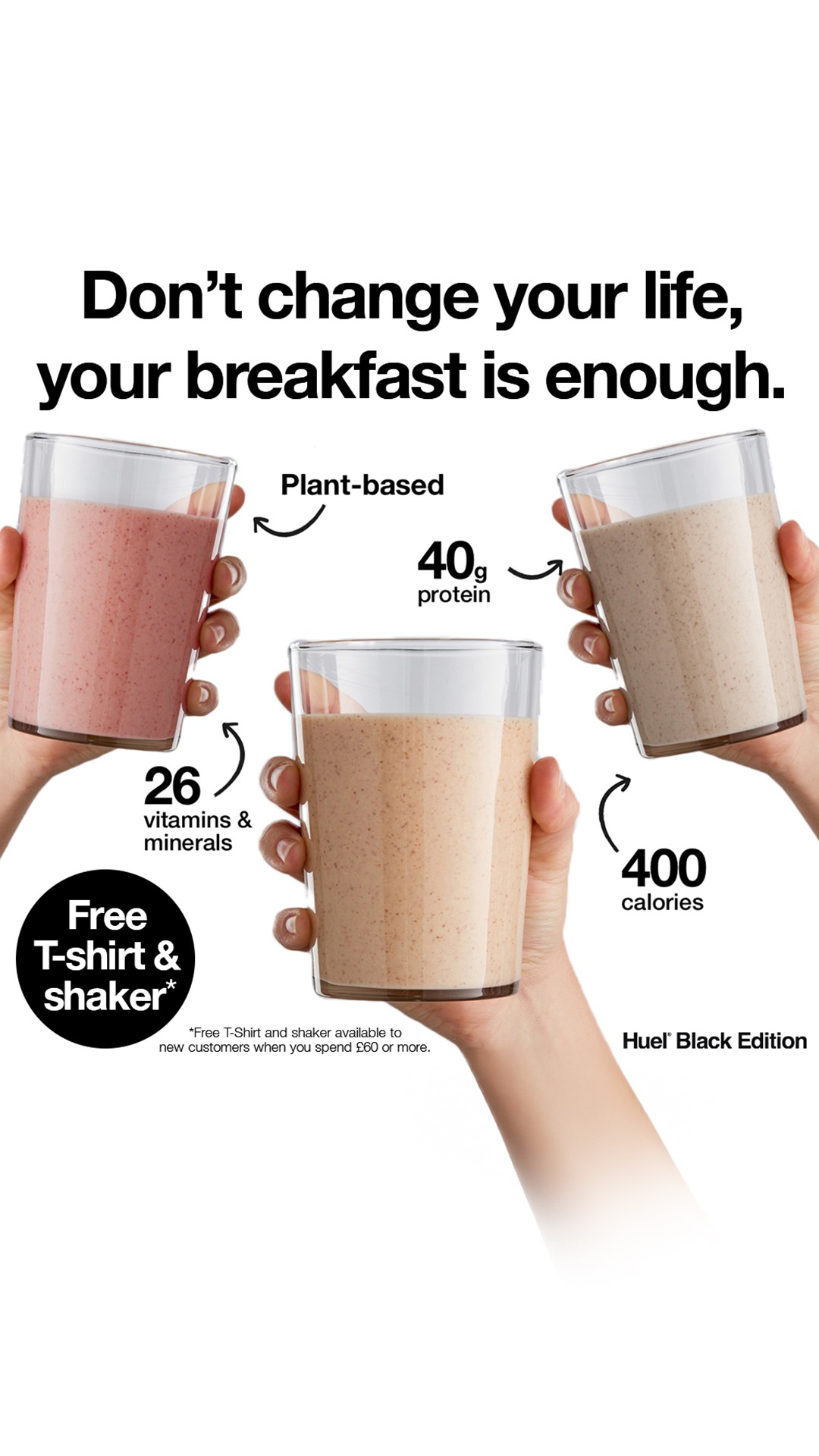 40g of protein, ready in seconds